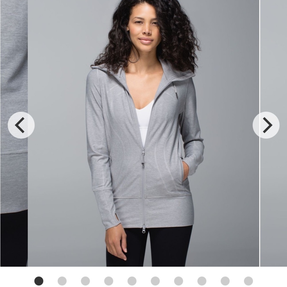 Lululemon Stride Jacket in mauve/grey size 8